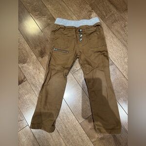 🎉BUNDLE 10 for $20🎉 Tan pant Knit elastic waist and  Button Accents